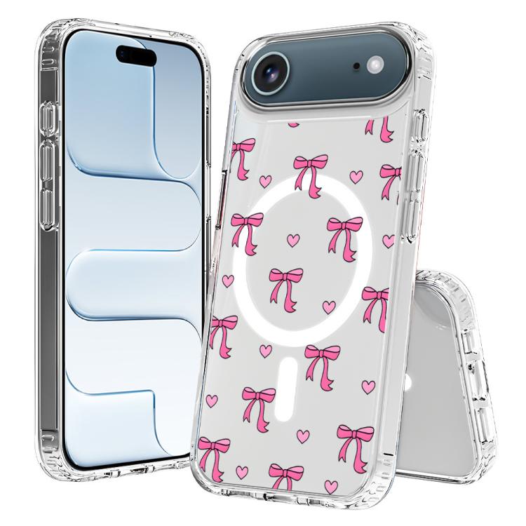 For iPhone Air Pattern Printing TPU + PC Magnetic Shockproof Phone Case