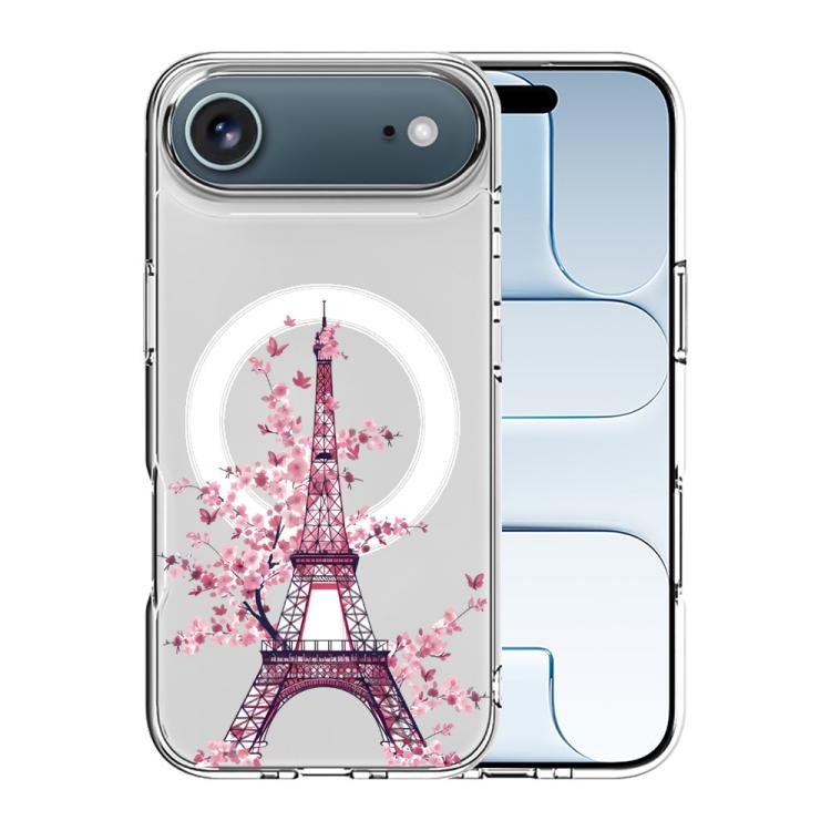 For iPhone Air Pattern Printing TPU + PC Magnetic Shockproof Phone Case