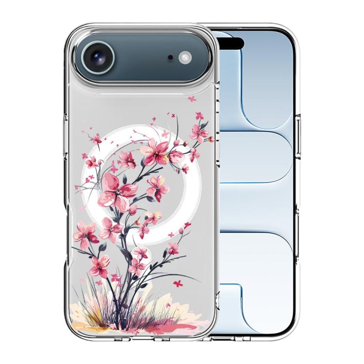 For iPhone Air Pattern Printing TPU + PC Magnetic Shockproof Phone Case