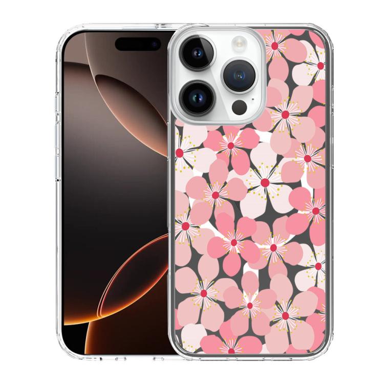 For iPhone 16 Pro Pattern Printing TPU + PC Magnetic Shockproof Phone Case