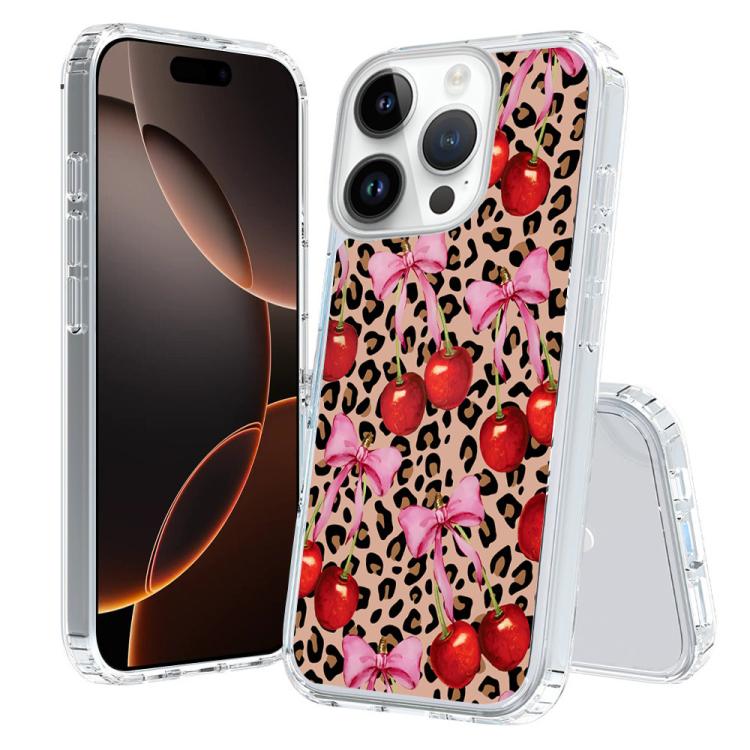 For iPhone 16 Pro Pattern Printing TPU + PC Magnetic Shockproof Phone Case