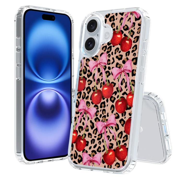 For iPhone 16 Plus Pattern Printing TPU + PC Magnetic Shockproof Phone Case