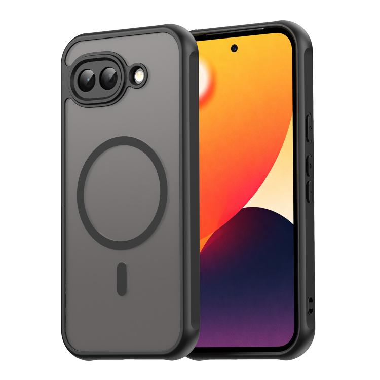 For Google Pixel 10a WANLONFENG FD Series Skin Touch Magnetic Phone Case with Screen Film