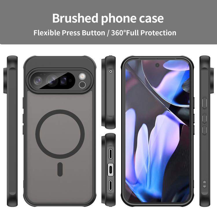 For Google Pixel 10 Pro WANLONFENG FD Series Skin Touch Magnetic Phone Case with Screen Film
