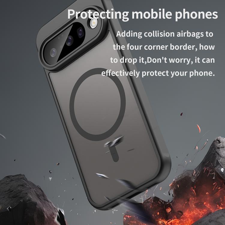 For Google Pixel 10 WANLONFENG FD Series Skin Touch Magnetic Phone Case with Screen Film