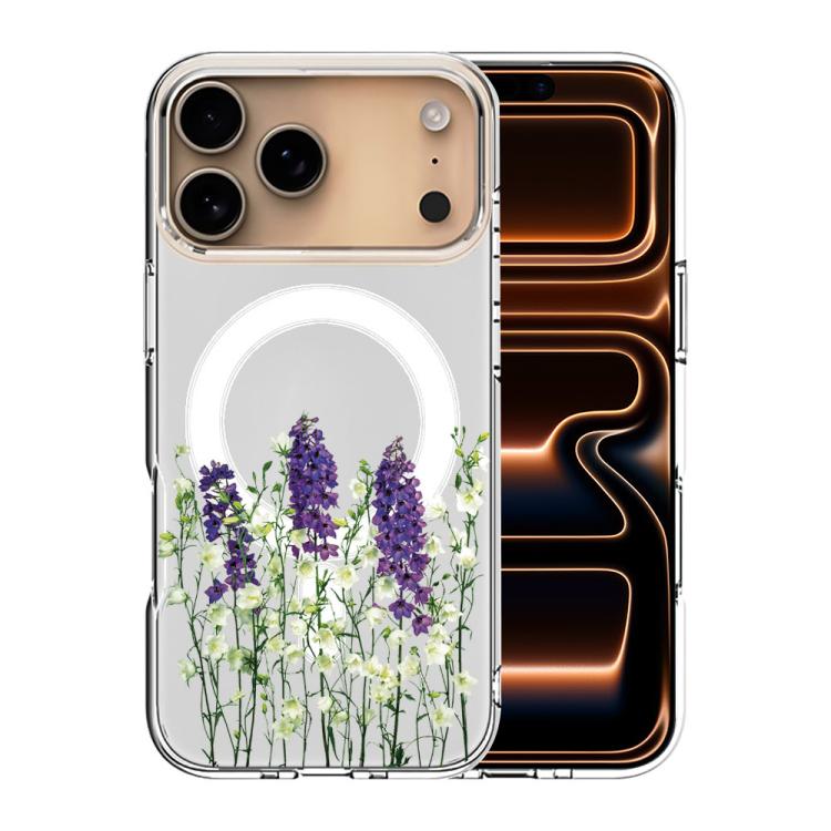 For iPhone 17 Pro Max Pattern Printing TPU + PC Magnetic Shockproof Phone Case