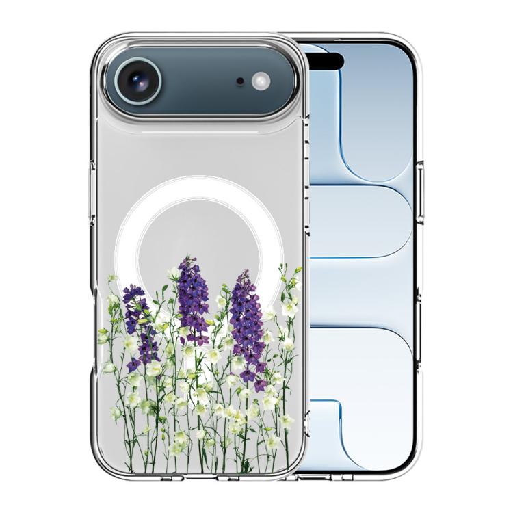 For iPhone Air Pattern Printing TPU + PC Magnetic Shockproof Phone Case