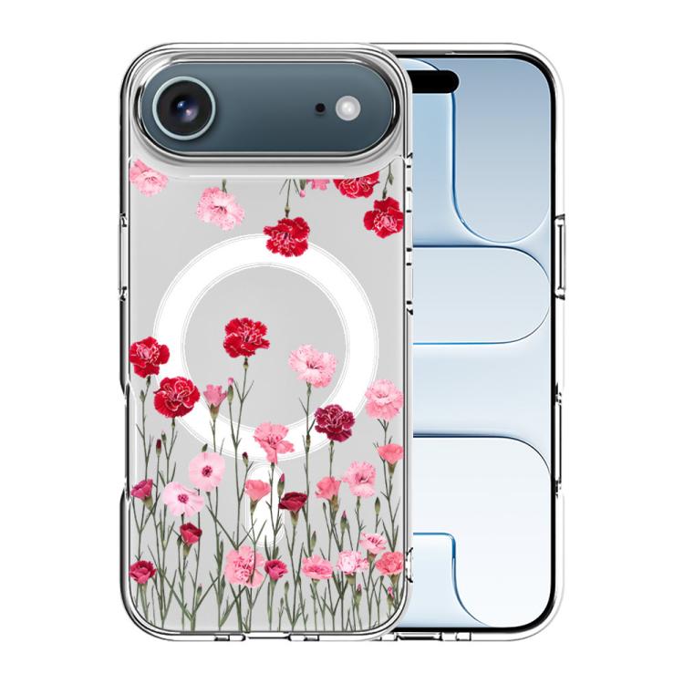 For iPhone Air Pattern Printing TPU + PC Magnetic Shockproof Phone Case