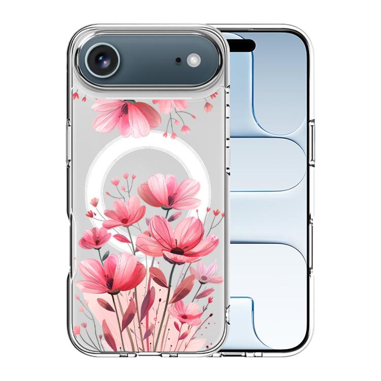 For iPhone Air Pattern Printing TPU + PC Magnetic Shockproof Phone Case