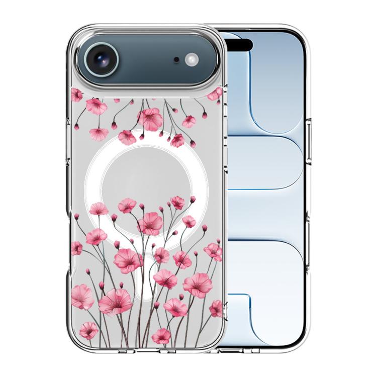 For iPhone Air Pattern Printing TPU + PC Magnetic Shockproof Phone Case