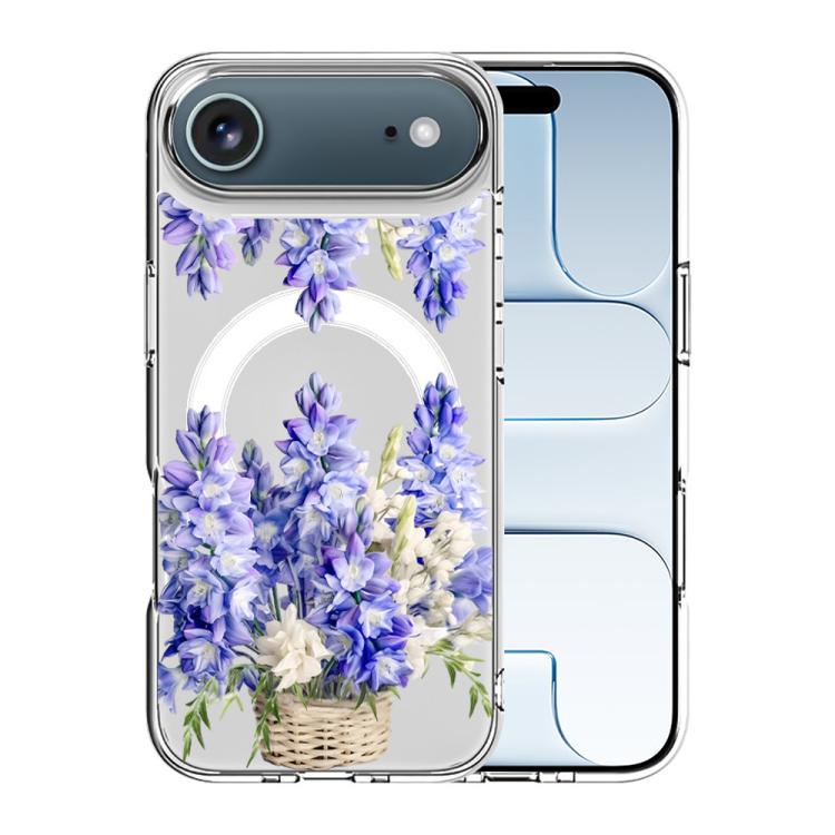 For iPhone Air Pattern Printing TPU + PC Magnetic Shockproof Phone Case