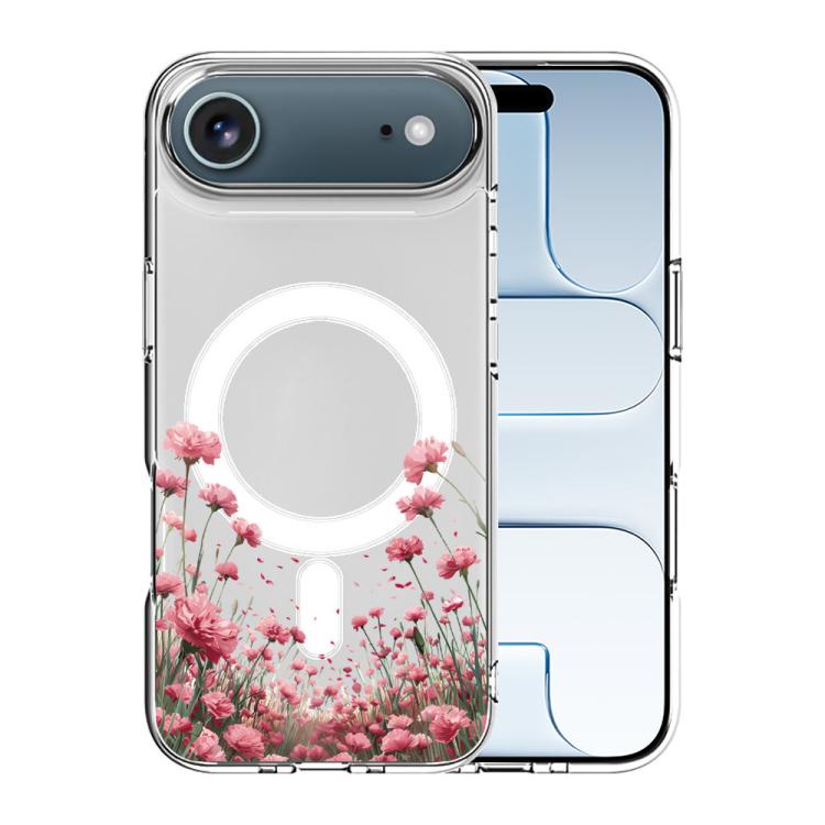 For iPhone Air Pattern Printing TPU + PC Magnetic Shockproof Phone Case