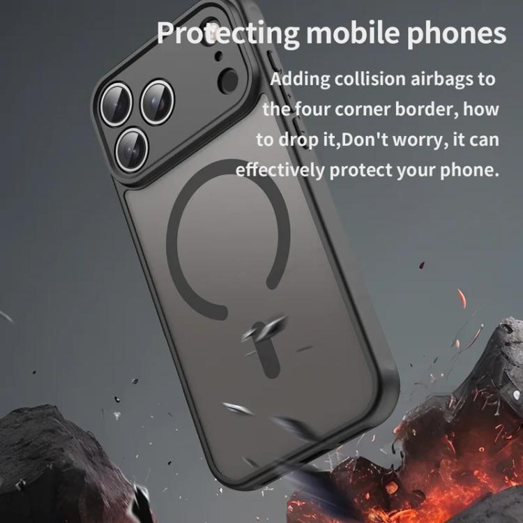 For iPhone 17 Pro Max WANLONFENG FD Series Skin Touch Magnetic Phone Case with Screen Film
