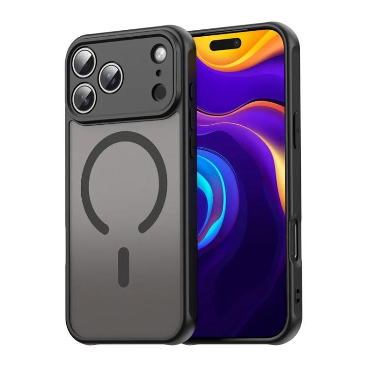 For iPhone 17 Pro WANLONFENG FD Series Skin Touch Magnetic Phone Case with Screen Film