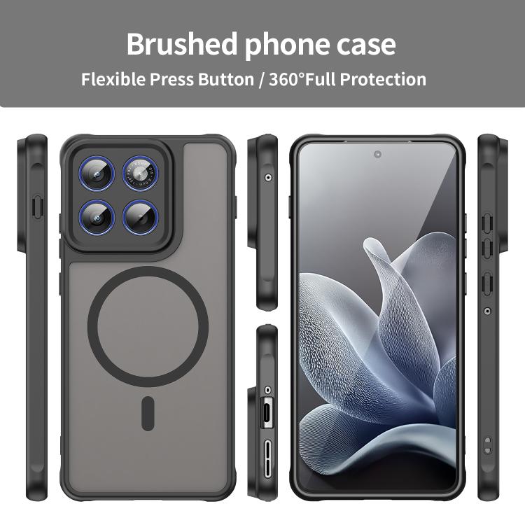 For Motorola Edge 70 5G WANLONFENG FD Series Skin Touch Magnetic Phone Case with Screen Film