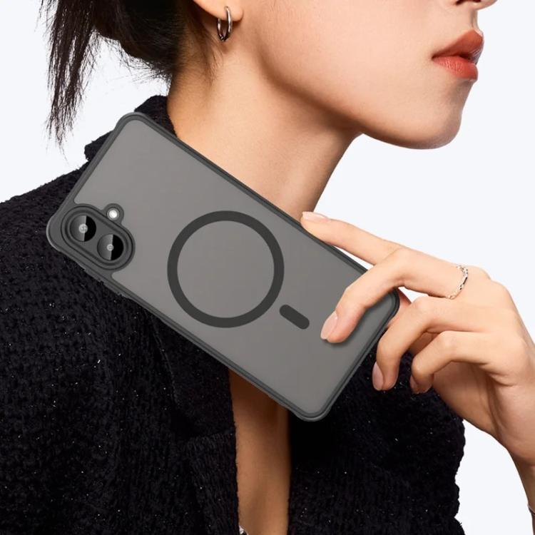 For Samsung Galaxy A07 4G WANLONFENG FD Series Skin Touch Magnetic Phone Case with Screen Film