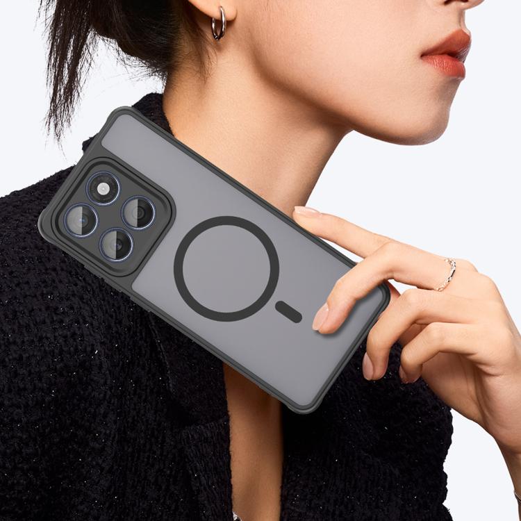 For Motorola Edge 60 / Edge 60 Fusion 5G WANLONFENG FD Series Skin Touch Magnetic Phone Case with Screen Film