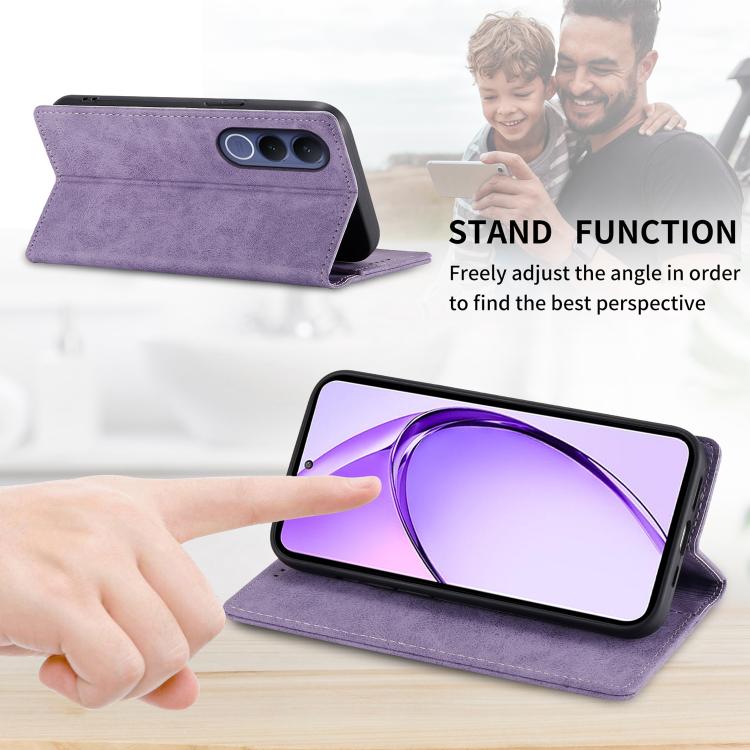 For vivo V70 FE 5G Business Solid Color Magnetic RFID Leather Phone Case