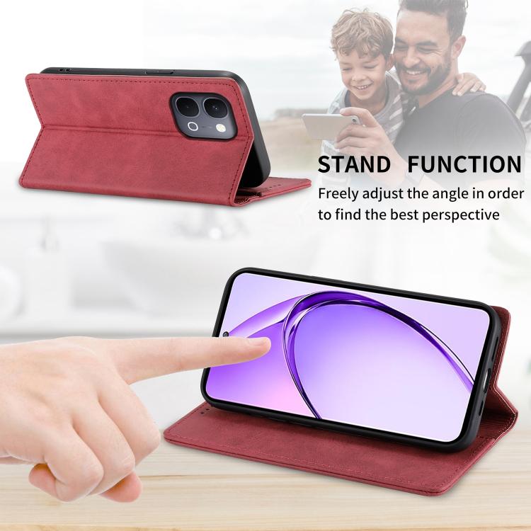 For vivo Y31d 4G Business Solid Color Magnetic RFID Leather Phone Case