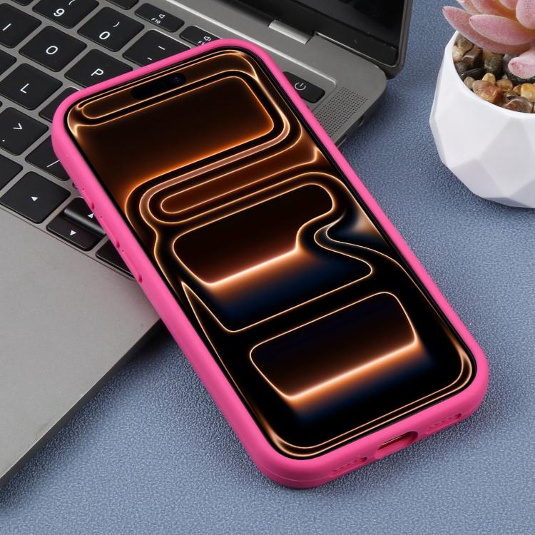 For iPhone 17 Pro Max Precision Hole Leopard Print Liquid Silicone Phone Case