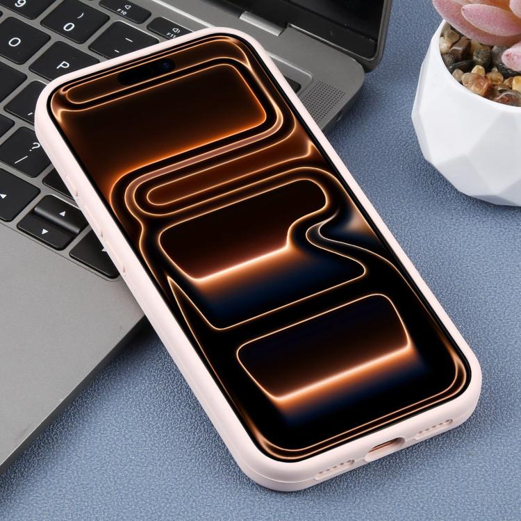 For iPhone 17 Pro Precision Hole Leopard Print Liquid Silicone Phone Case