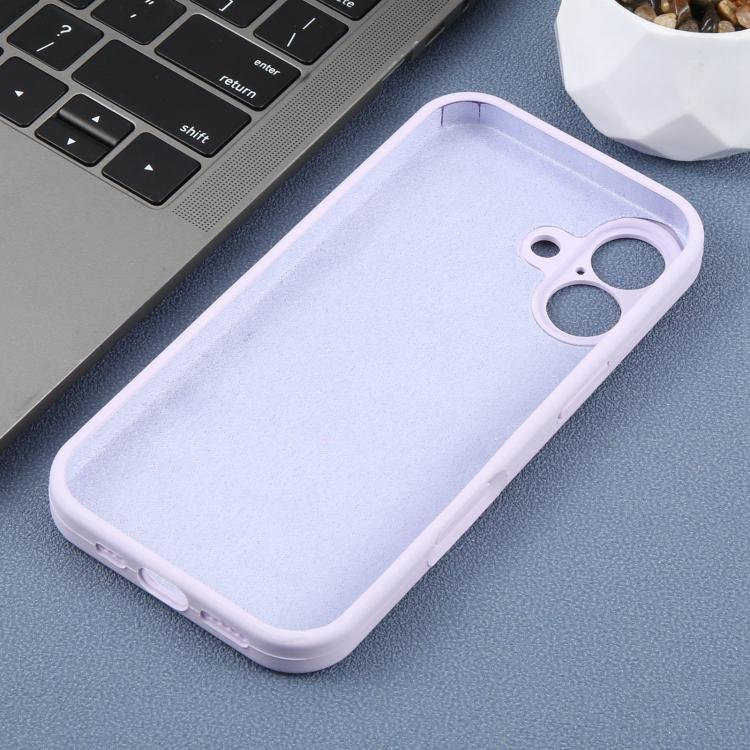 For iPhone 17 Precision Hole Leopard Print Liquid Silicone Phone Case