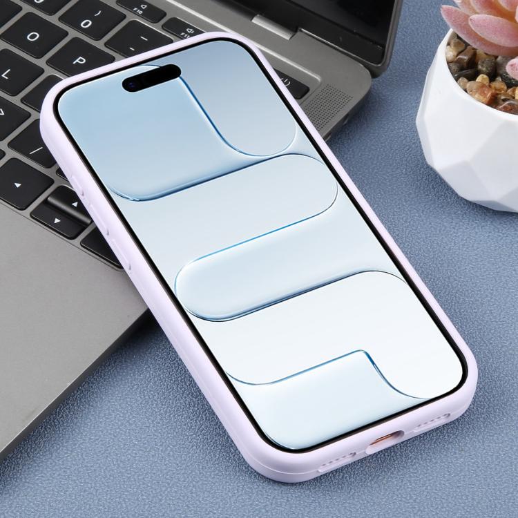 For iPhone Air Precision Hole Leopard Print Liquid Silicone Phone Case