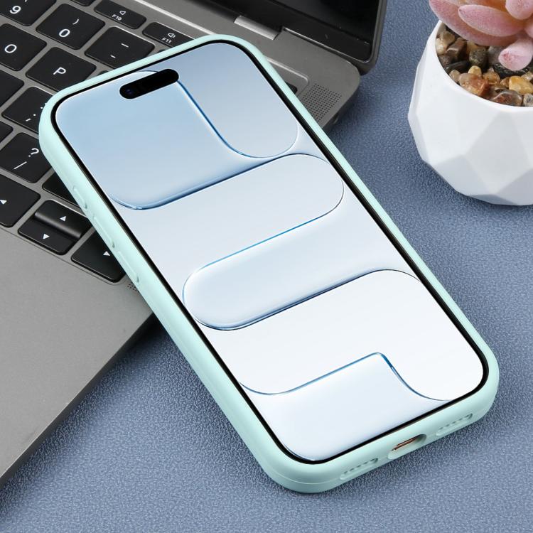 For iPhone Air Precision Hole Leopard Print Liquid Silicone Phone Case
