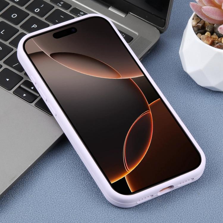 For iPhone 16 Pro Max Precision Hole Leopard Print Liquid Silicone Phone Case