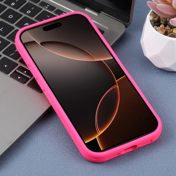 For iPhone 16 Pro Precision Hole Leopard Print Liquid Silicone Phone Case