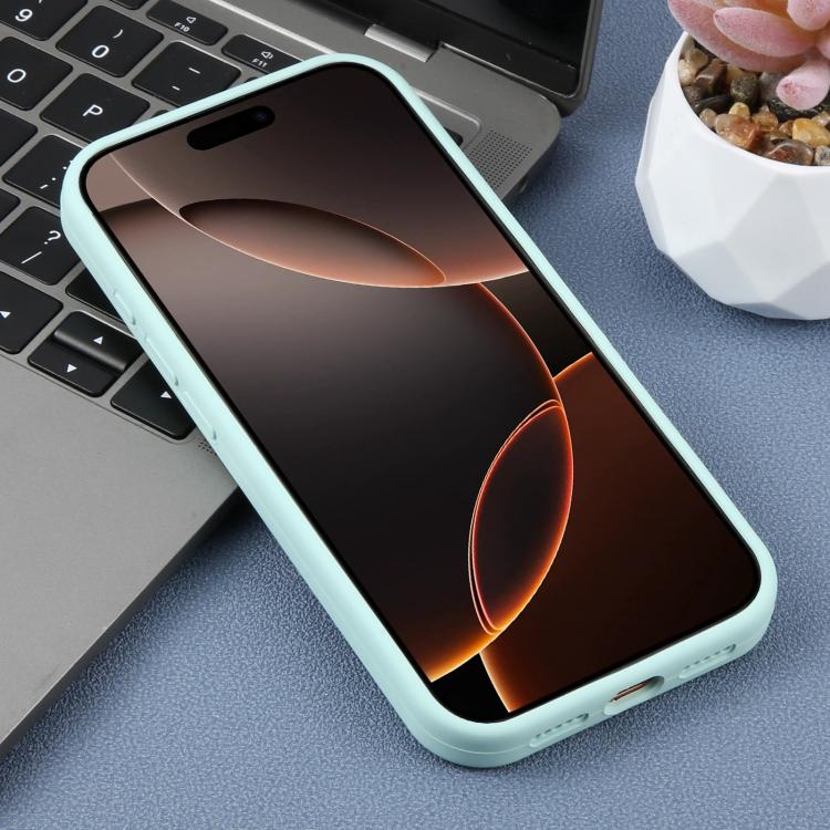 For iPhone 16 Pro Precision Hole Leopard Print Liquid Silicone Phone Case