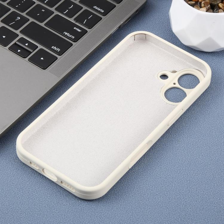 For iPhone 16 Precision Hole Leopard Print Liquid Silicone Phone Case