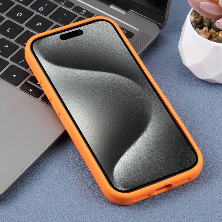 For iPhone 15 Pro Max Precision Hole Leopard Print Liquid Silicone Phone Case