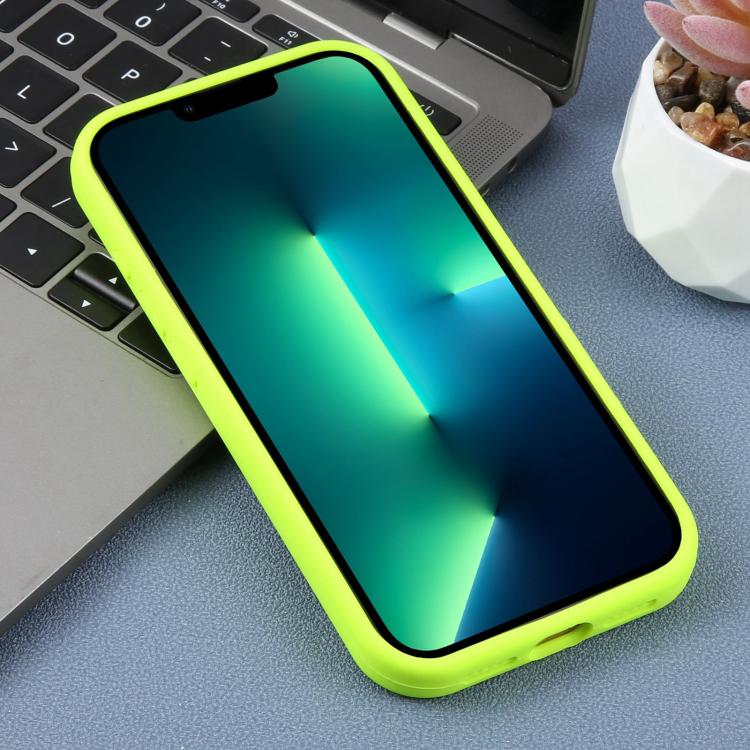 For iPhone 13 Pro Max Precision Hole Leopard Print Liquid Silicone Phone Case