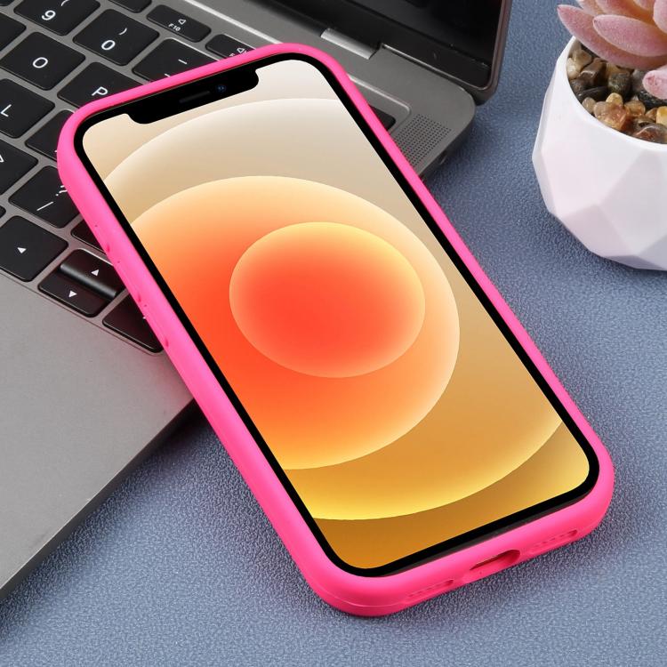 For iPhone 12 Precision Hole Leopard Print Liquid Silicone Phone Case