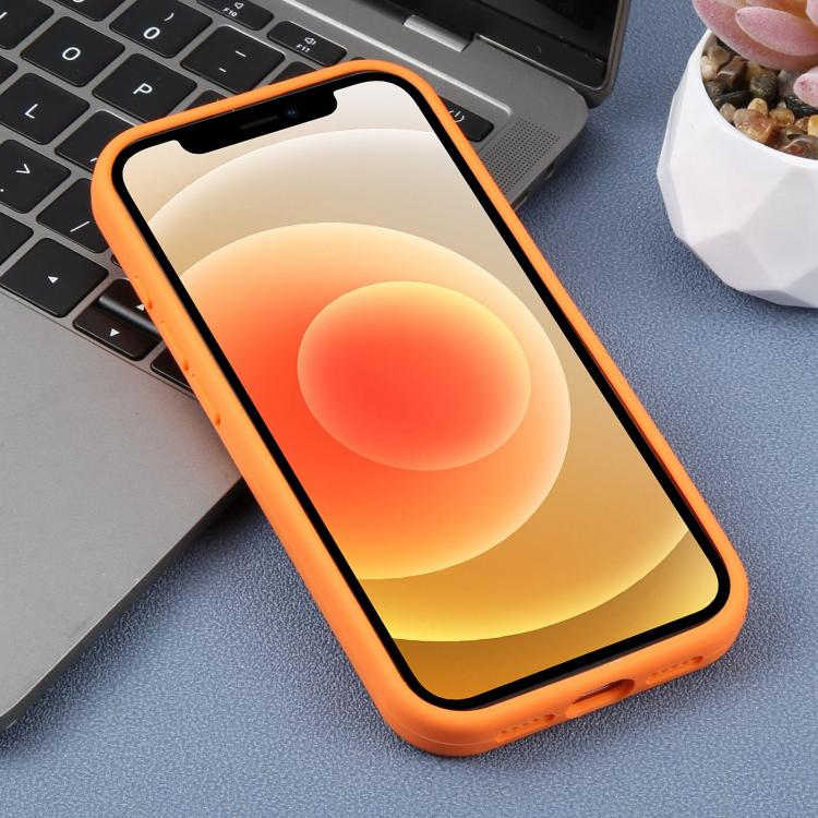 For iPhone 12 Precision Hole Leopard Print Liquid Silicone Phone Case