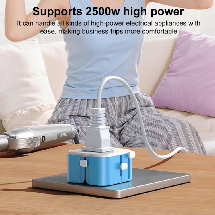 MOMAX UA37 1-World Pocket Mini Ultra-thin Universal Travel Adapter, Plug:UK Plug