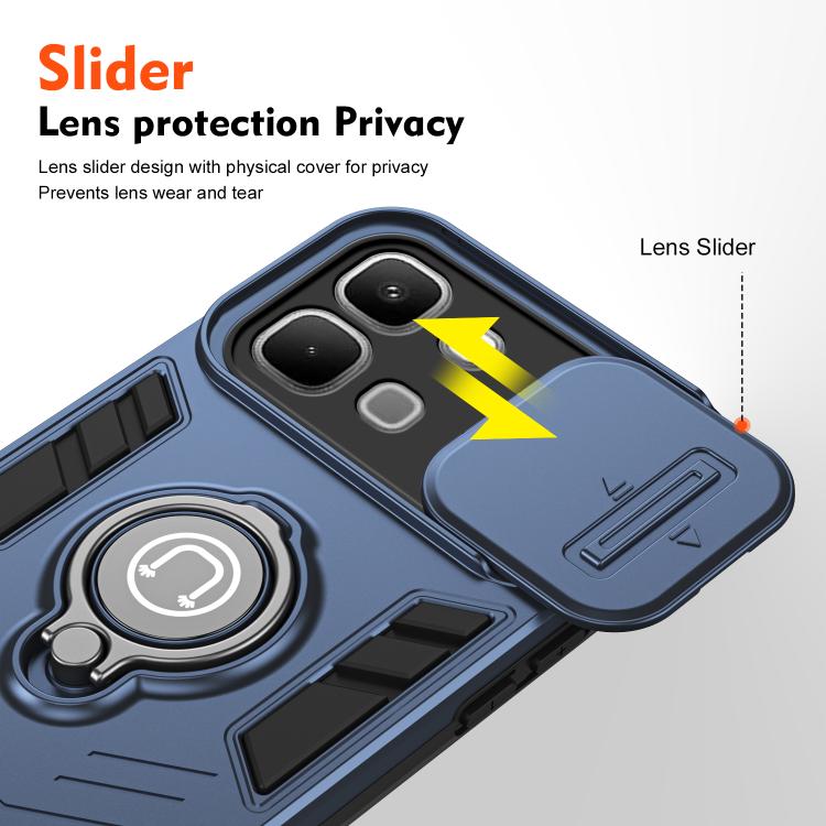 For Infinix Note Edge 5G Camshield Ring Holder Phone Case