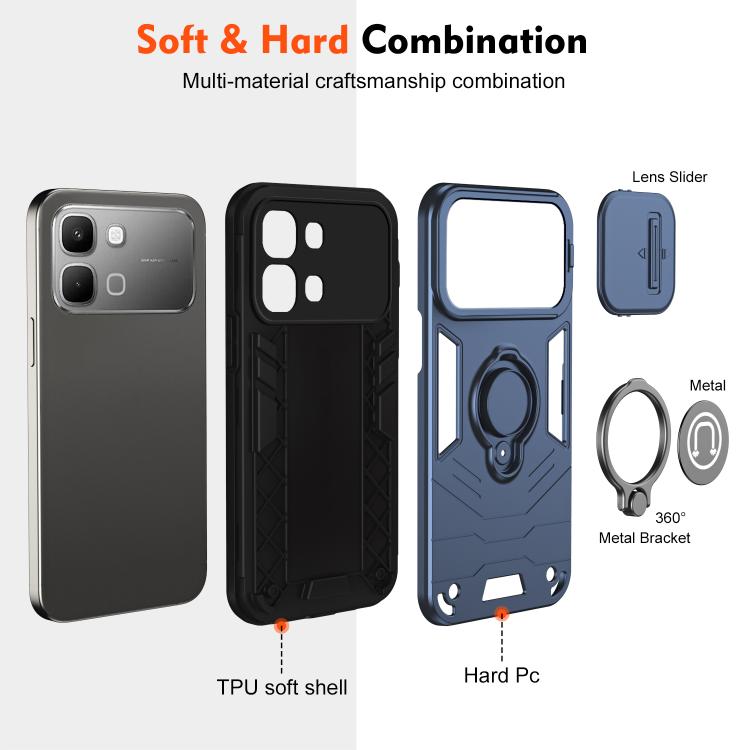 For Infinix Note Edge 5G Camshield Ring Holder Phone Case