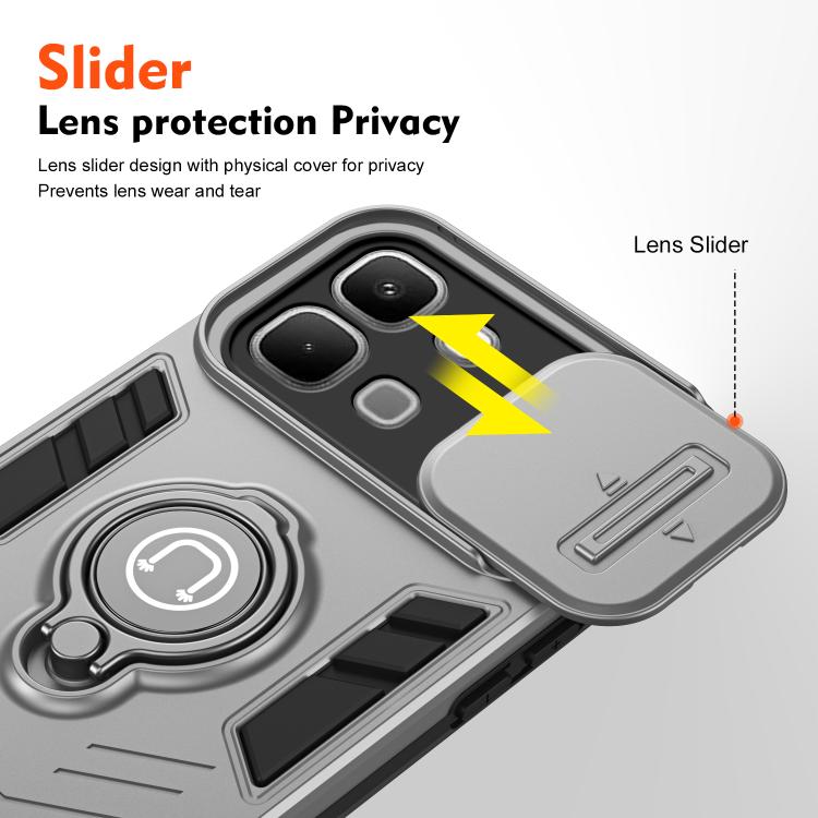 For Infinix Note Edge 5G Camshield Ring Holder Phone Case