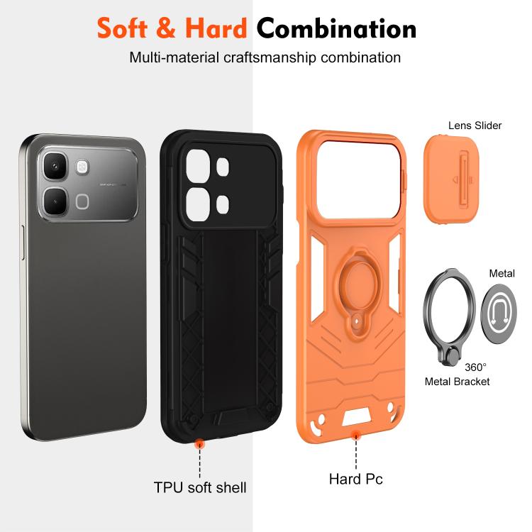 For Infinix Note Edge 5G Camshield Ring Holder Phone Case