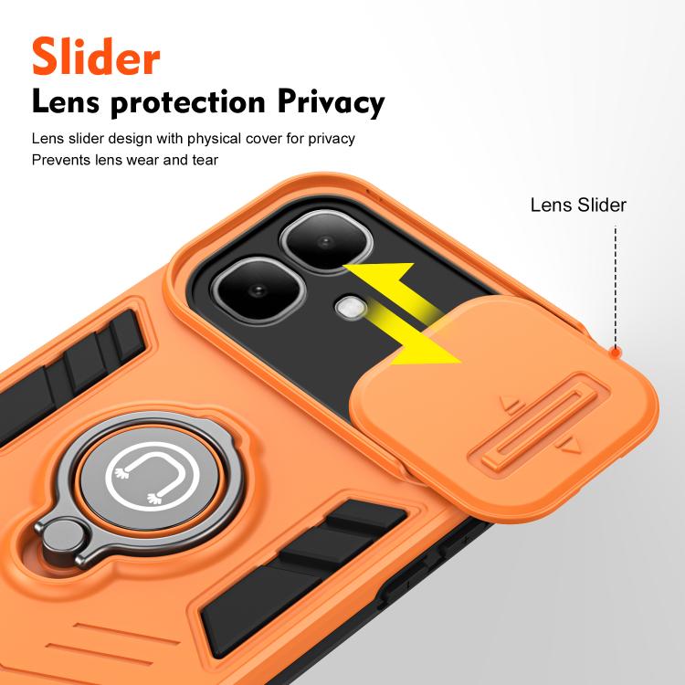 For Infinix Smart 20 4G Camshield Ring Holder Phone Case
