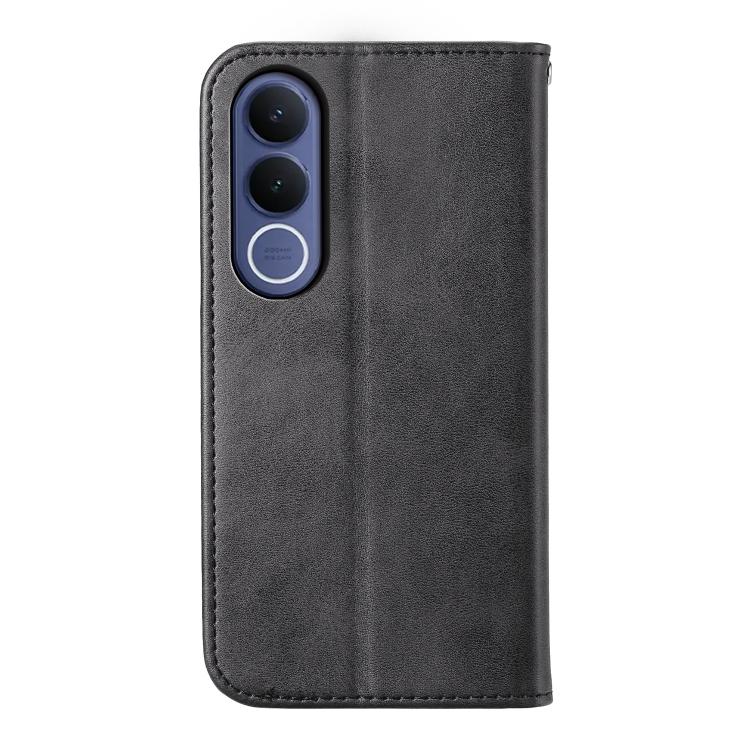 For vivo V70 FE 5G Cubic Grid Calf Texture Magnetic Leather Phone Case