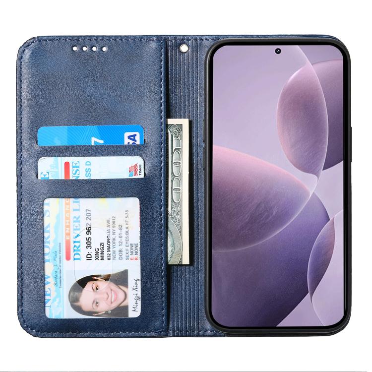 For vivo V70 FE 5G Cubic Grid Calf Texture Magnetic Leather Phone Case