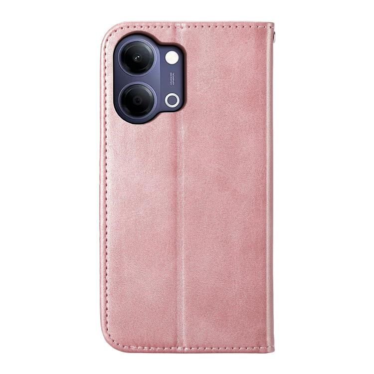 For vivo Y21 5G 2026 / Y05 4G Cubic Grid Calf Texture Magnetic Leather Phone Case