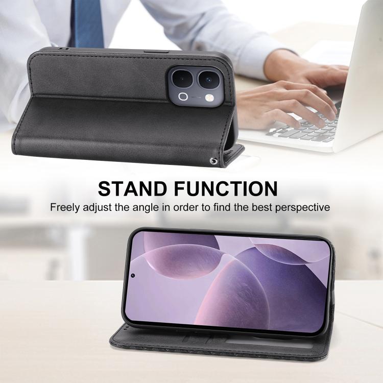 For vivo Y31d 4G Cubic Grid Calf Texture Magnetic Leather Phone Case