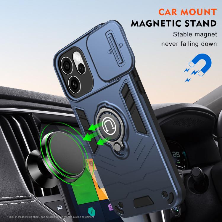 For OPPO Reno15 Pro 5G Global Camshield Ring Holder Phone Case