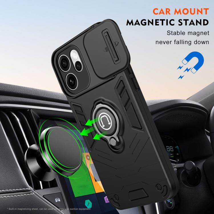 For OPPO Reno15 Pro 5G Global Camshield Ring Holder Phone Case