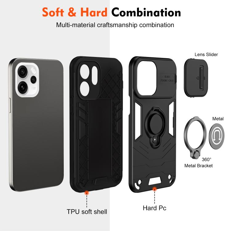 For OPPO Reno15 Pro 5G Global Camshield Ring Holder Phone Case