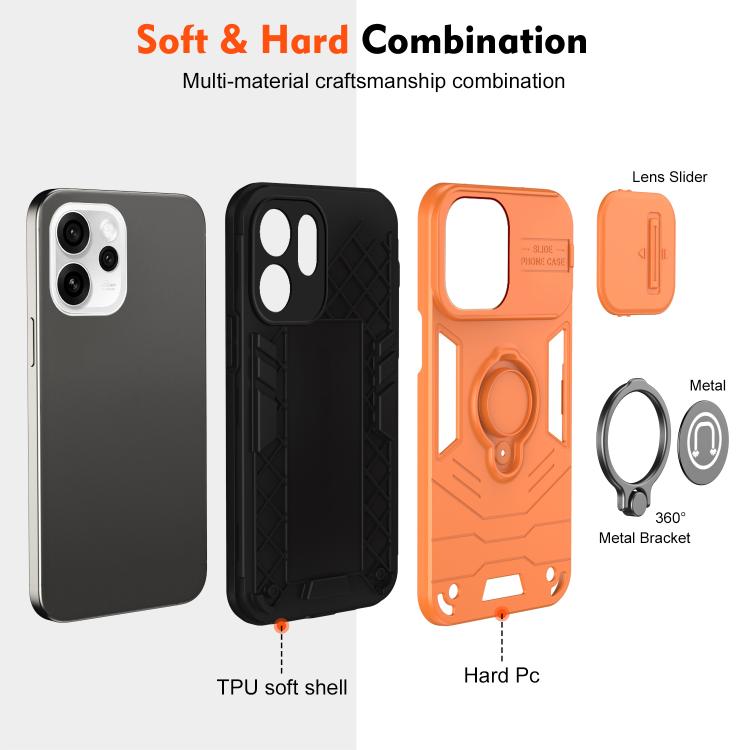 For OPPO Reno15 Pro 5G Global Camshield Ring Holder Phone Case